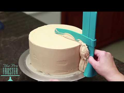 The Pro Froster - Adjustable Cake Scraper - Blue