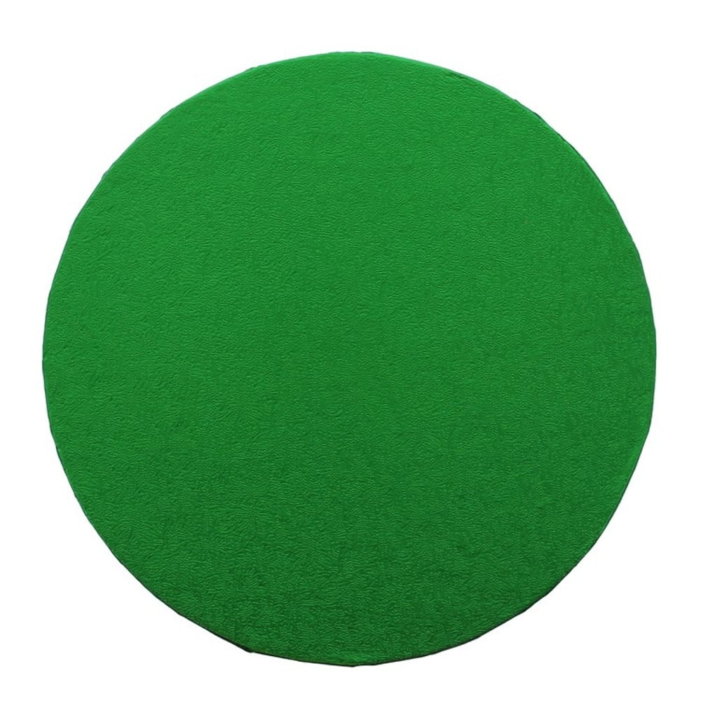 Green Round Drum Cake Board