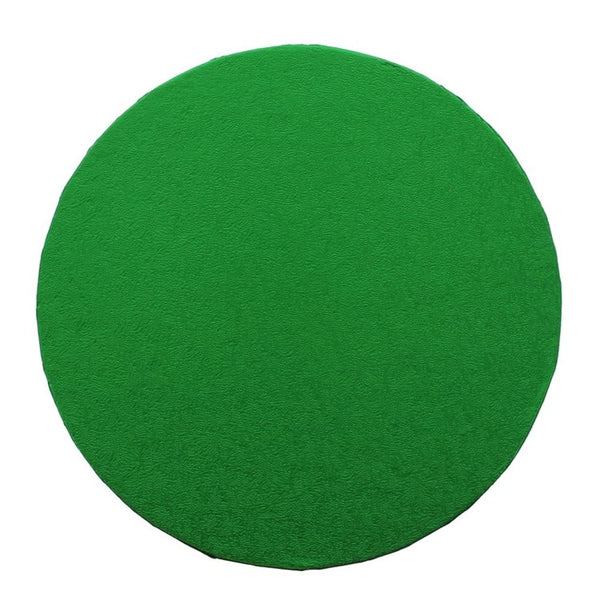 Green Round Drum Cake Board