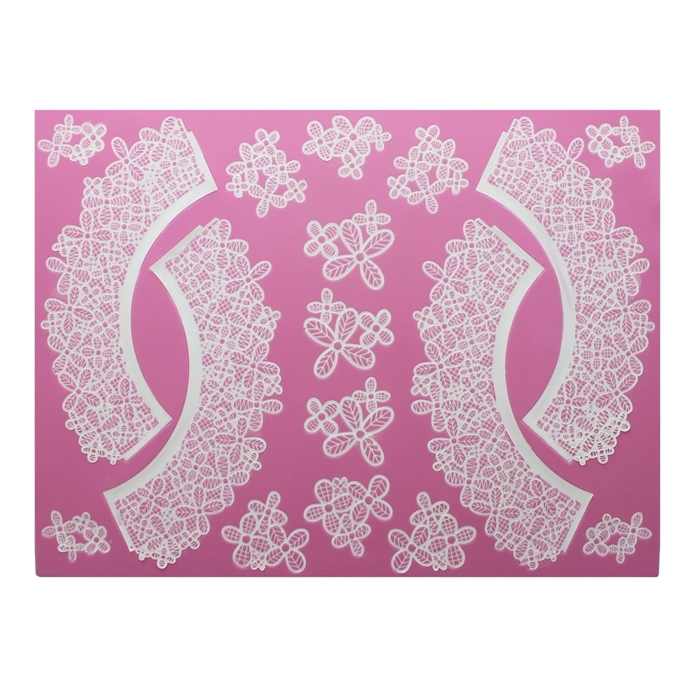 Victoriana - 3D Large Lace Cupcake Wrapper Mat
