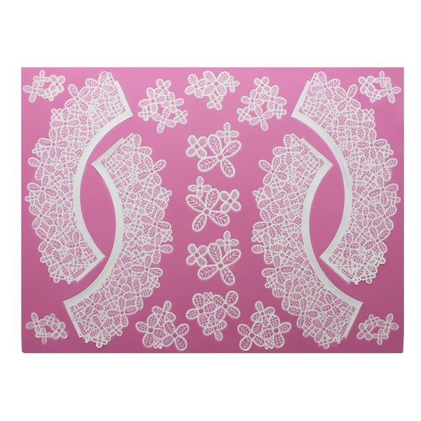 Victoriana - 3D Large Lace Cupcake Wrapper Mat