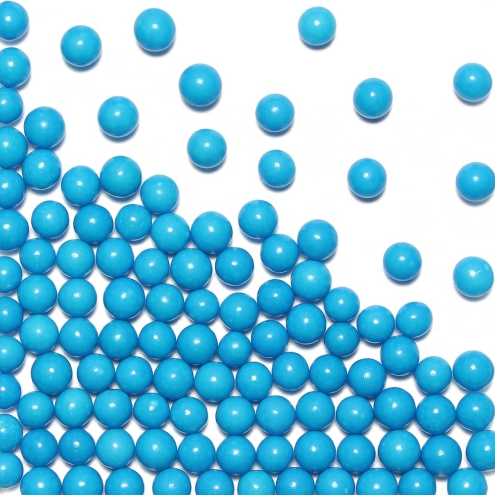 Blue - 4mm Sugar Pearls 100g