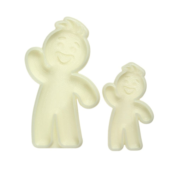 Gingerbread Man Pop It Mould Set Of 2