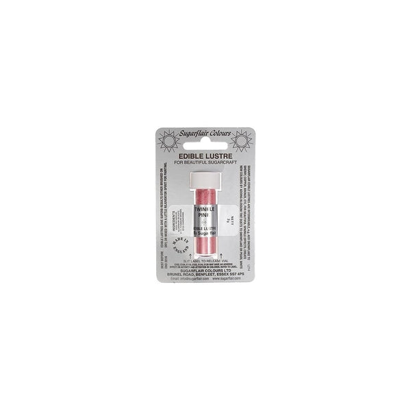 Twinkle Pink - Edible Lustre Dusting Colour 2g - Sugarflair
