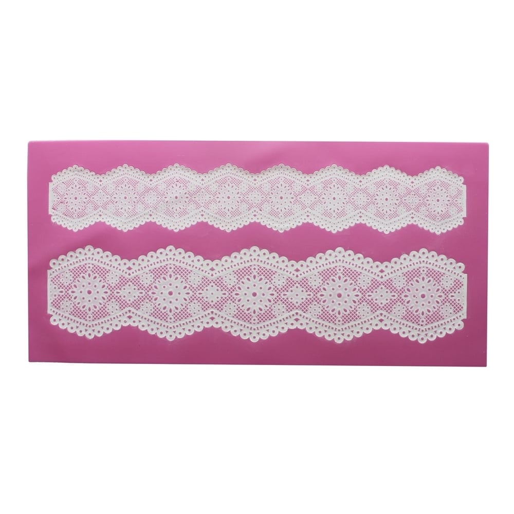 Broderie Anglaise - 3D  Lace Strip Mat