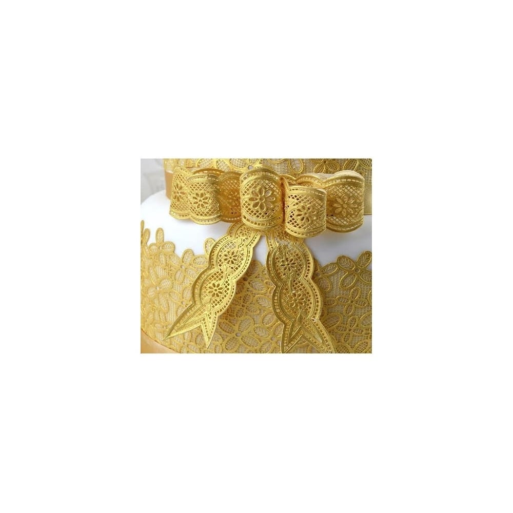 Vintage Bows - 3D Large Lace Strip Mat