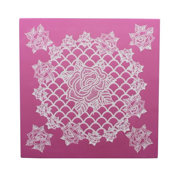Ring Of Roses - 3D Cake Topper Mat