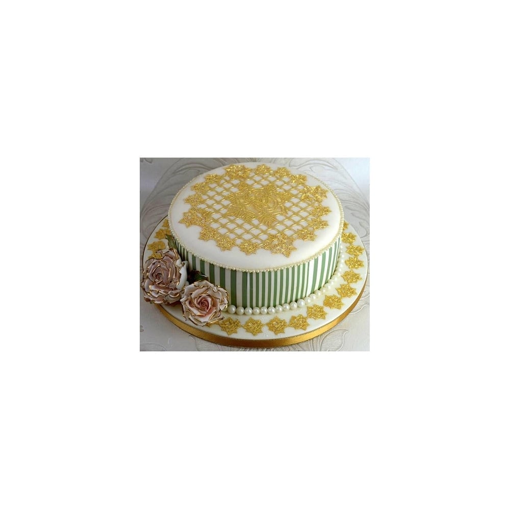 Ring Of Roses - 3D Cake Topper Mat