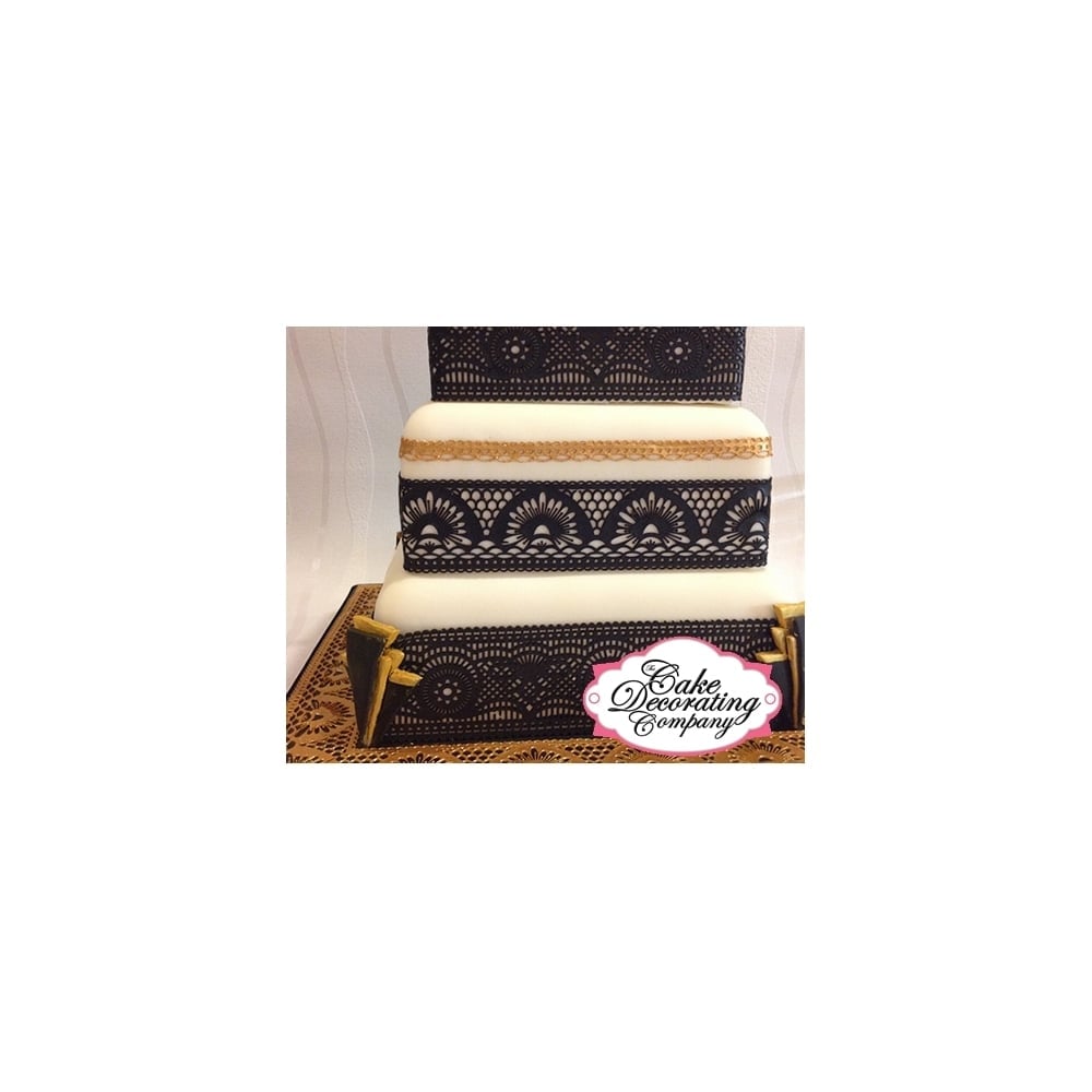 Art Deco - 3D Large Lace Strip