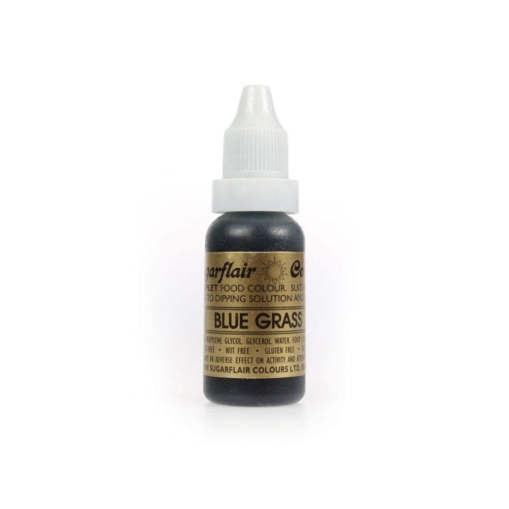 Turquoise (Formerly Blue Grass) 14ml - Sugartint Concentrated Droplet Colour 14ml - Sugarflair
