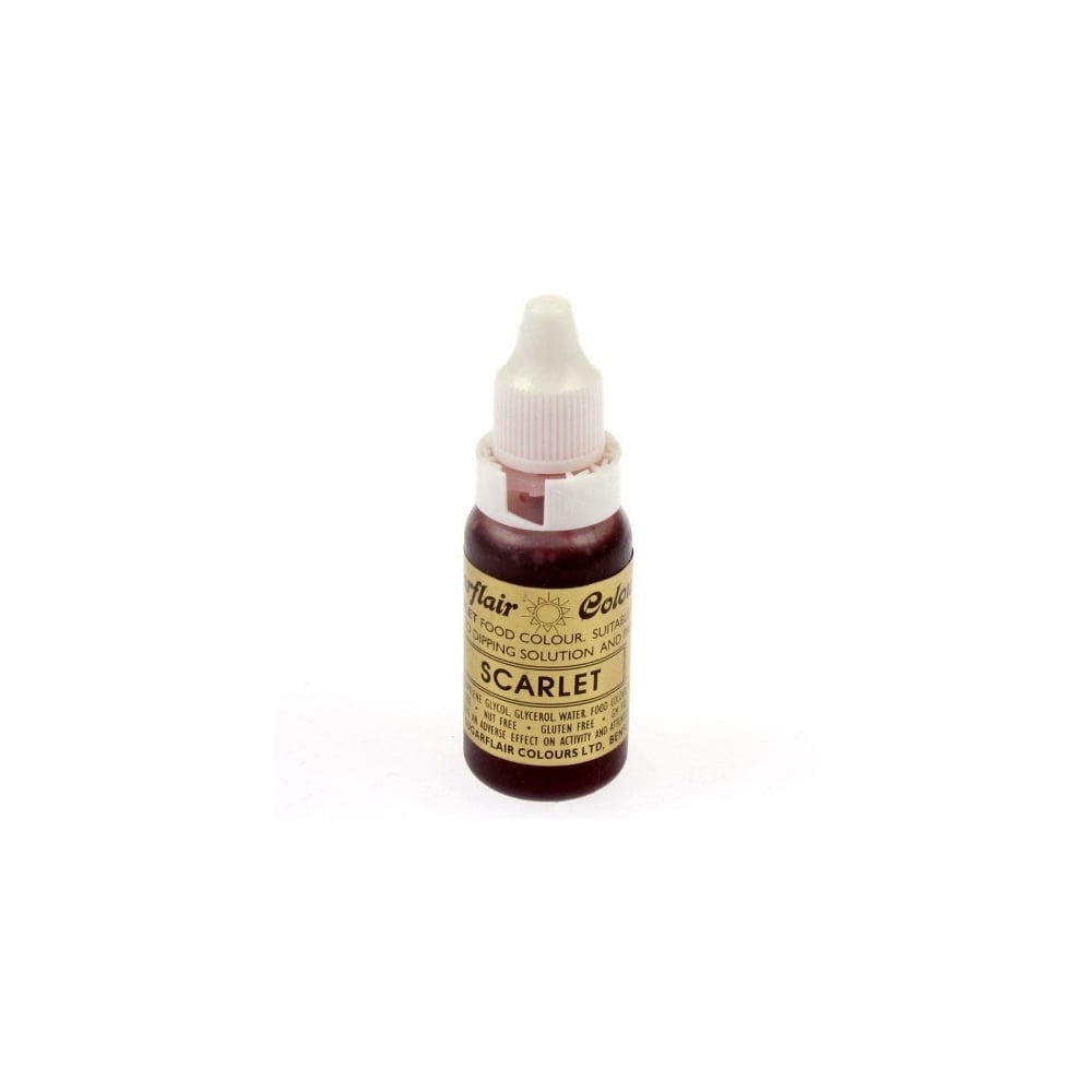 Scarlet - Sugartint Concentrated Droplet Colour 14ml - Sugarflair