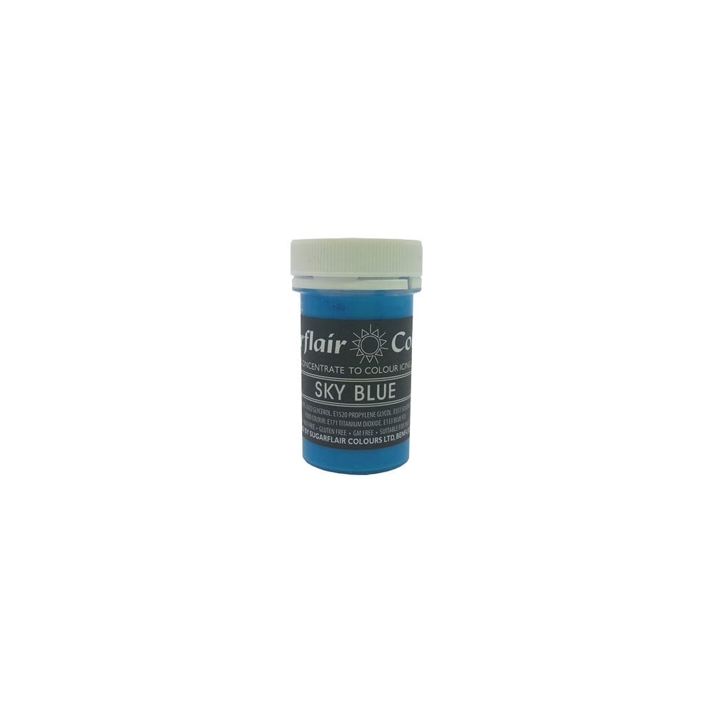 Sky Blue Pastel Paste Concentrate Colouring By Sugarflair