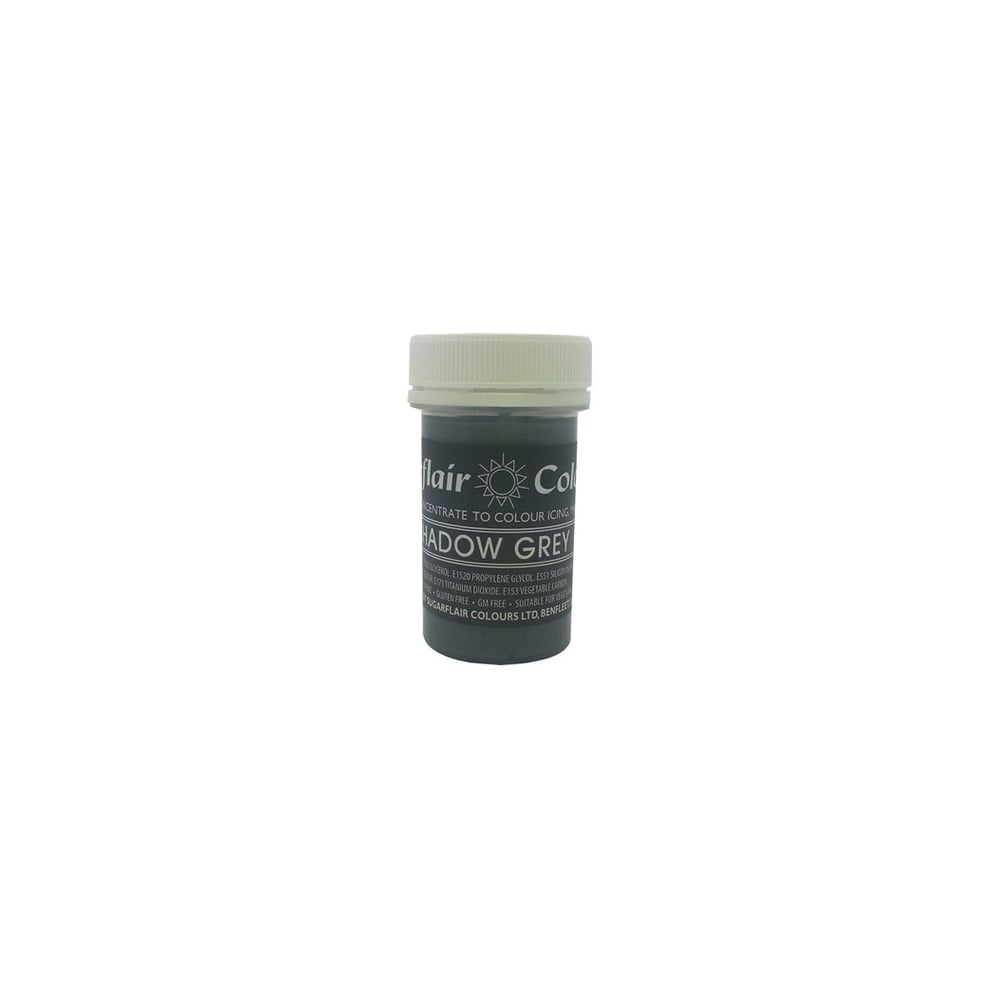 Shadow Grey Pastel Paste Concentrate Colouring By Sugarflair