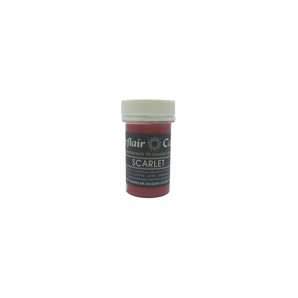 Scarlet Pastel Paste Concentrate Colouring By Sugarflair