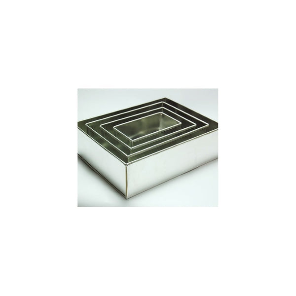Set Of 4 Tier Rectangle Sheet Baking Tins