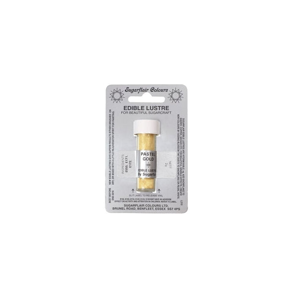 Pastel Gold - Edible Lustre Dusting Colour 2g - Sugarflair