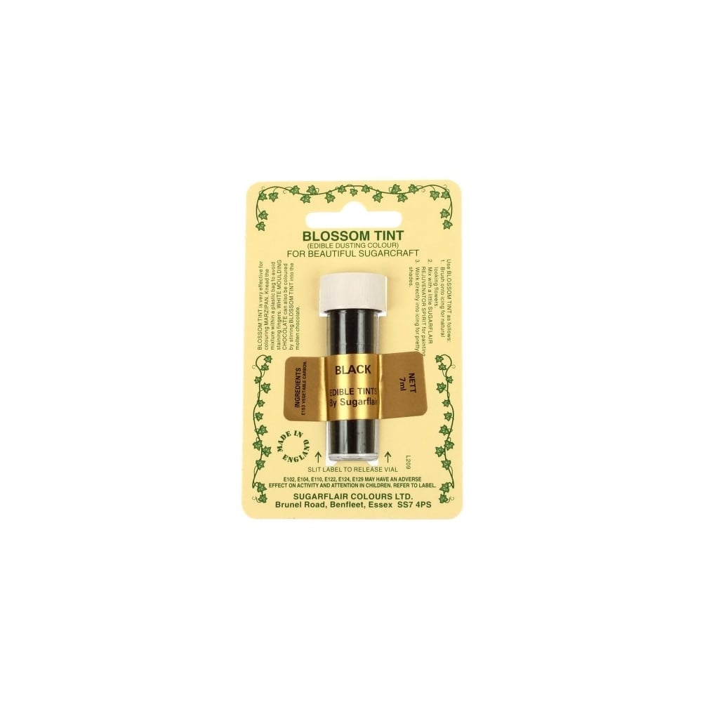 Black - Blossom Tint Dusting Colour - Sugarflair