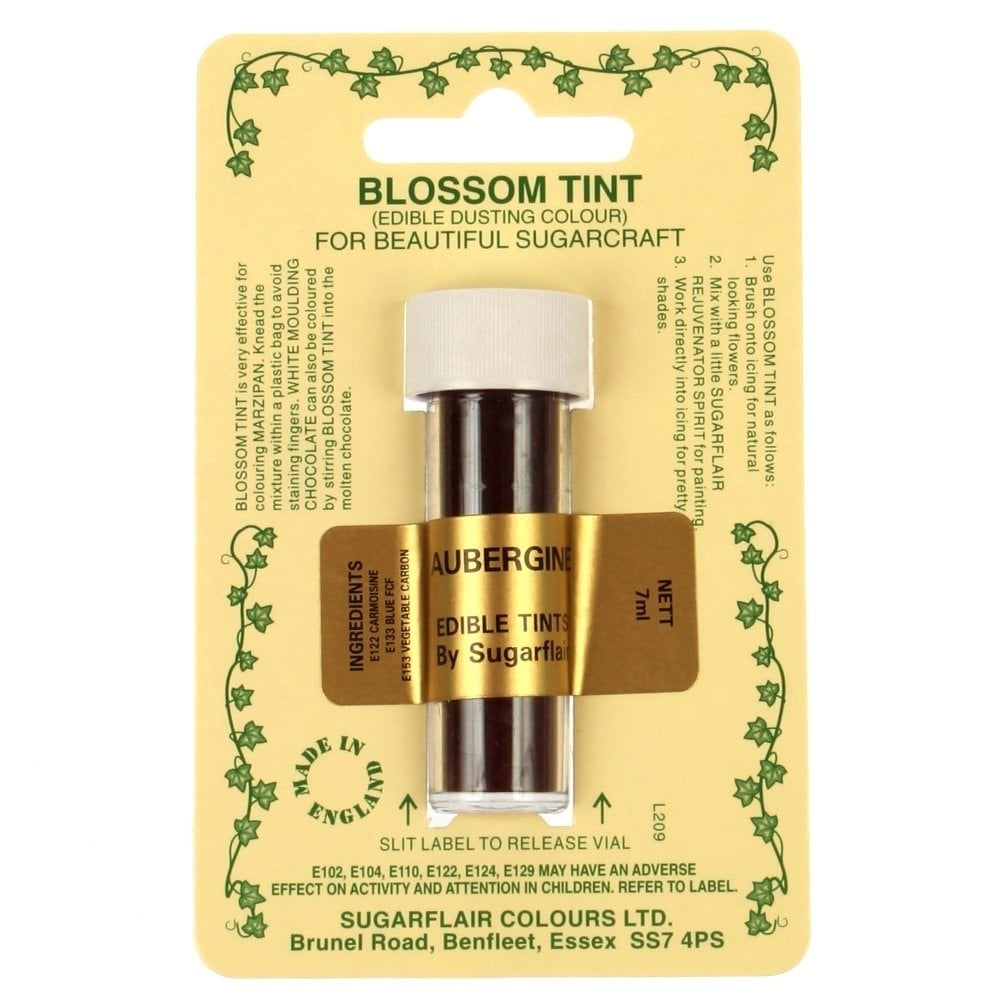 Aubergine - Blossom Tint Dusting Colour - Sugarflair