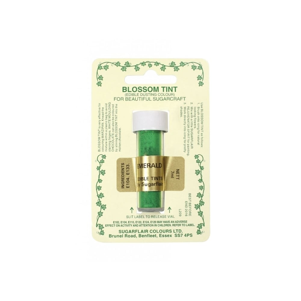 Emerald - Blossom Tint Dusting Colour - Sugarflair