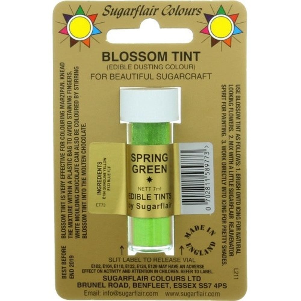Spring Green - Blossom Tint Dusting Colour - Sugarflair