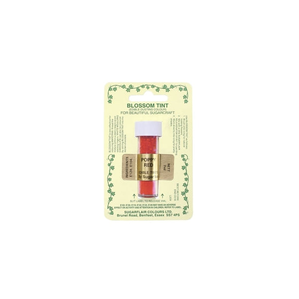 Poppy Red - Blossom Tint Dusting Colour - Sugarflair