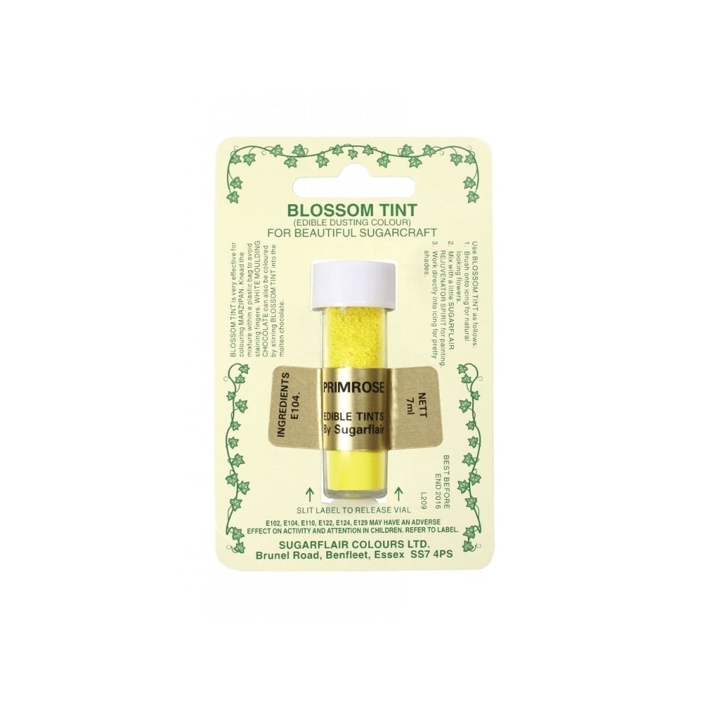 Primrose - Blossom Tint Dusting Colour 7ml - Sugarflair