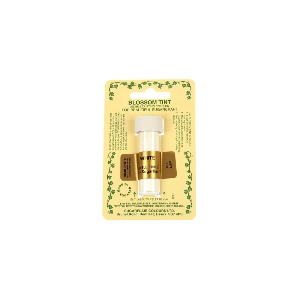 White - Blossom Tint Dusting Colour 7ml - Sugarflair