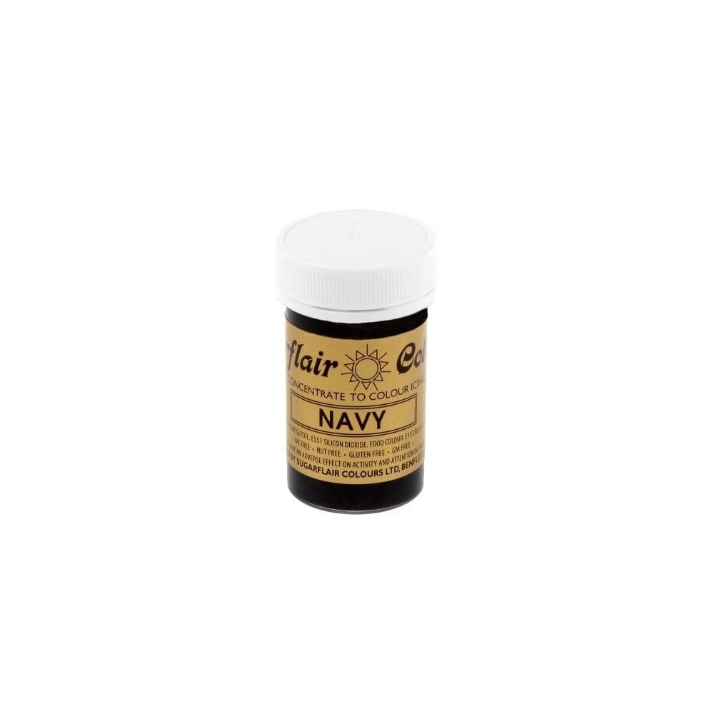 Navy Blue Spectral Paste Concentrate Colouring 25g By Sugarflair