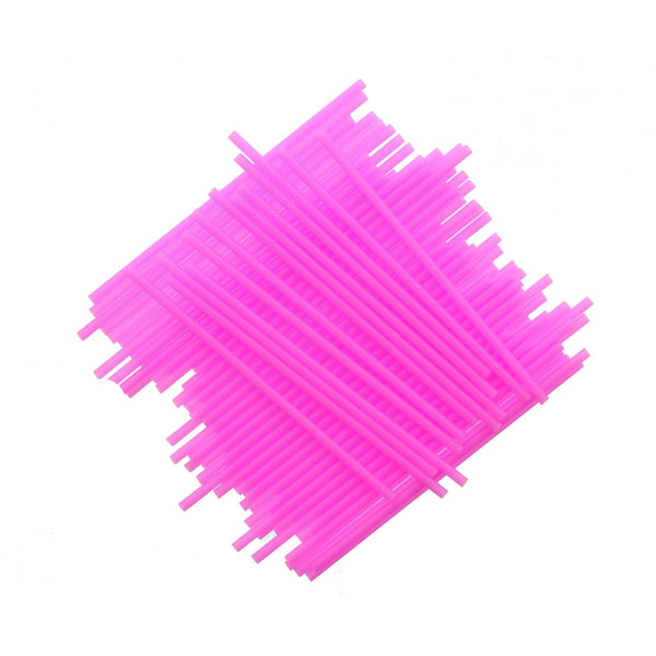 6 Inch Pink Plastic Cake Pop Sticks x 25