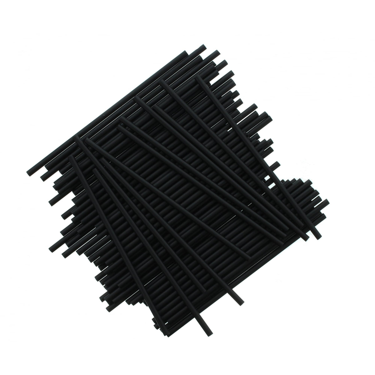 6 Inch Black Plastic Cake Pop Sticks x 25