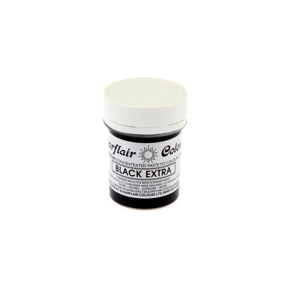 Black Extra - Max Concentrated Paste Colouring 42g - Sugarflair