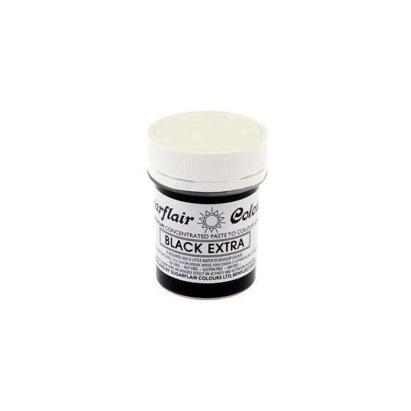 Black Extra - Max Concentrated Paste Colouring 42g - Sugarflair