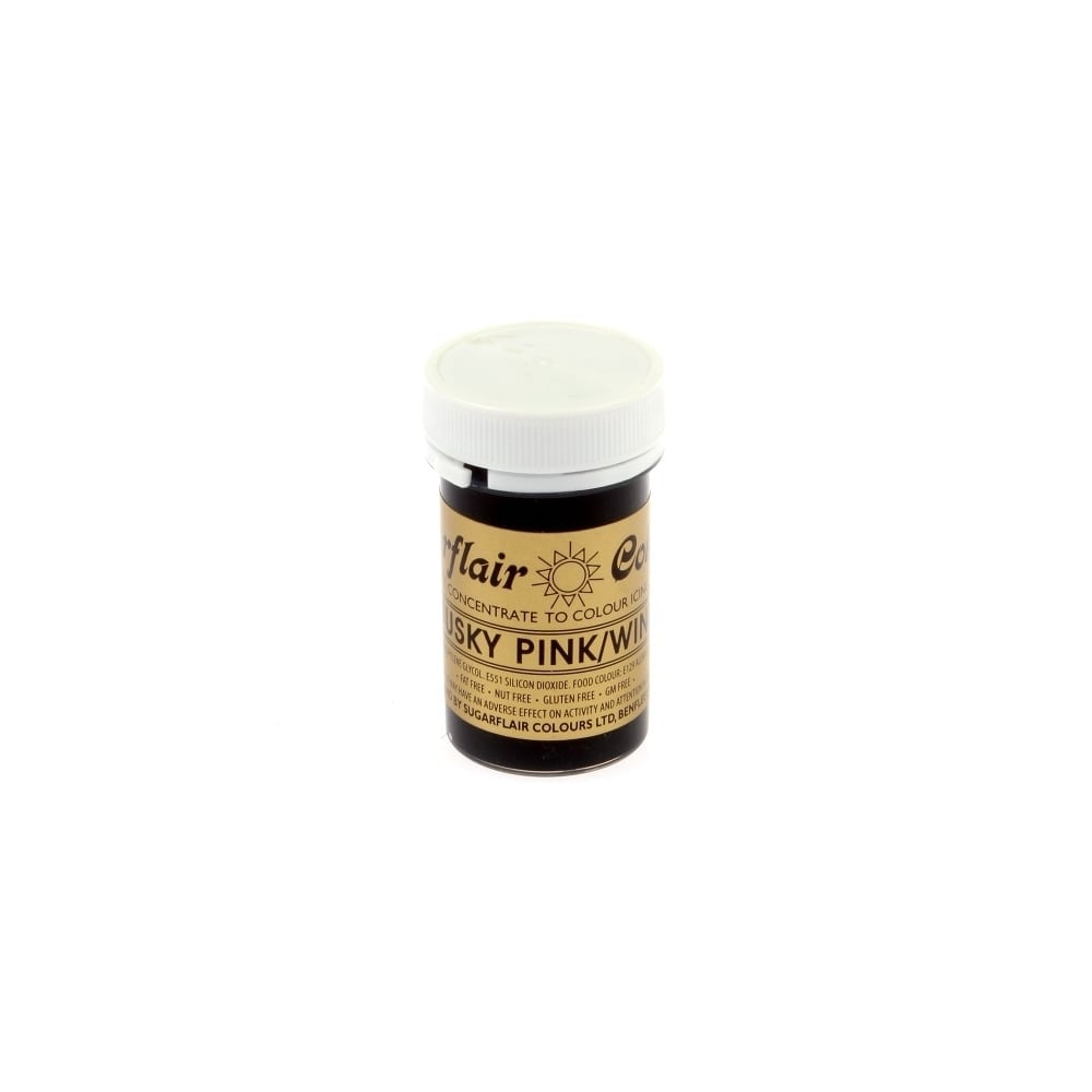 Dusky PinkWine Spectral Paste Concentrate Colouring 25g By Sugarflair