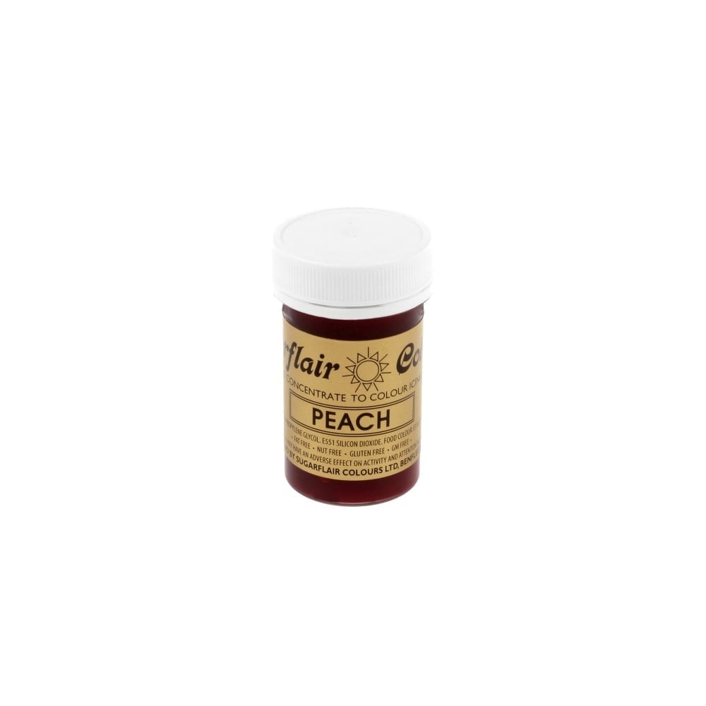 Peach Spectral Paste Concentrate Colouring 25g By Sugarflair