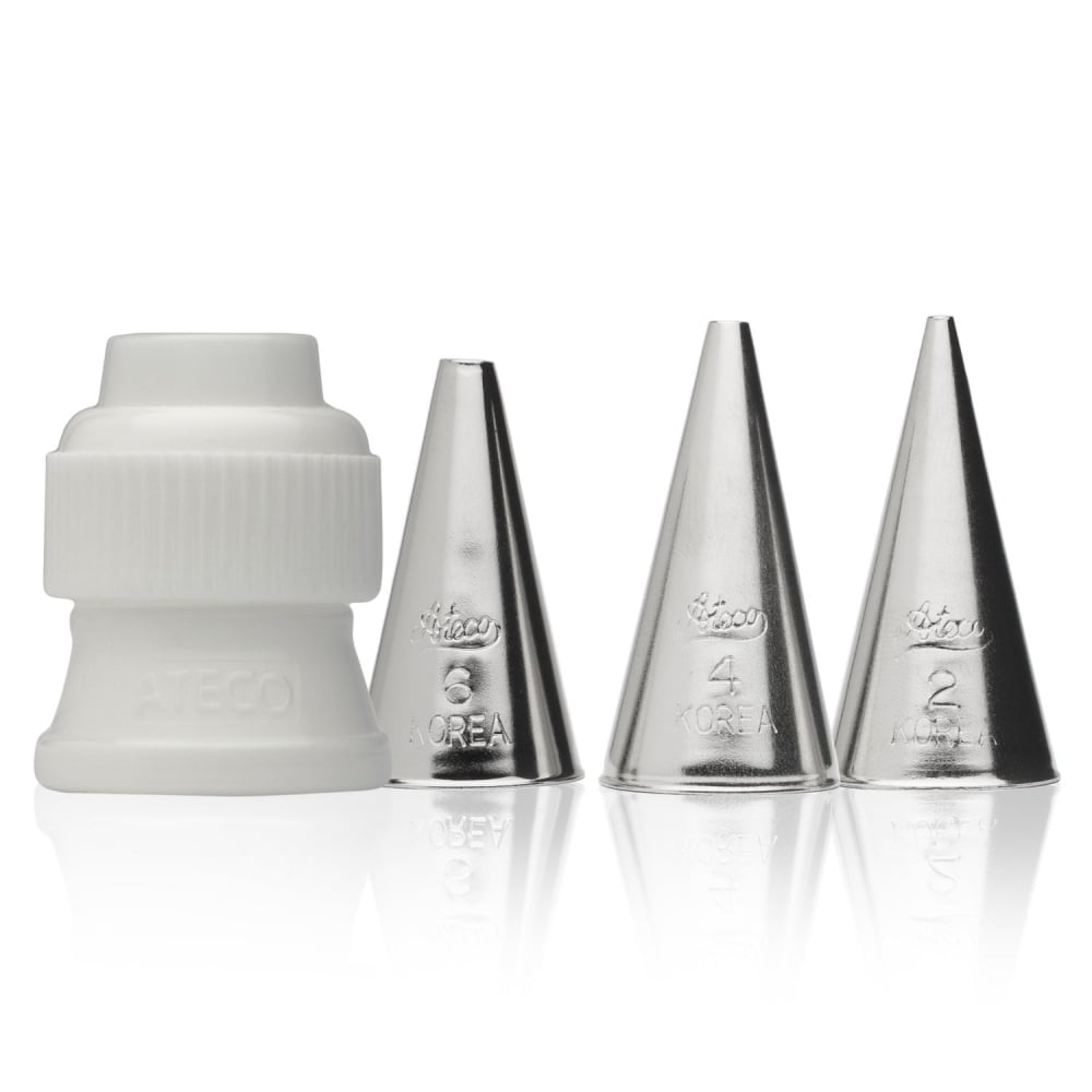 Writing Tube Tip Set 4 Pieces - Ateco