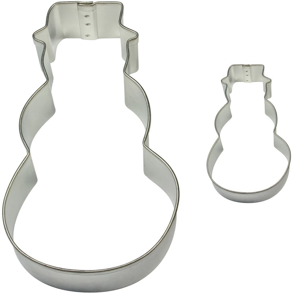 Snowman Cake And Cookie Cutter - Set Of 2