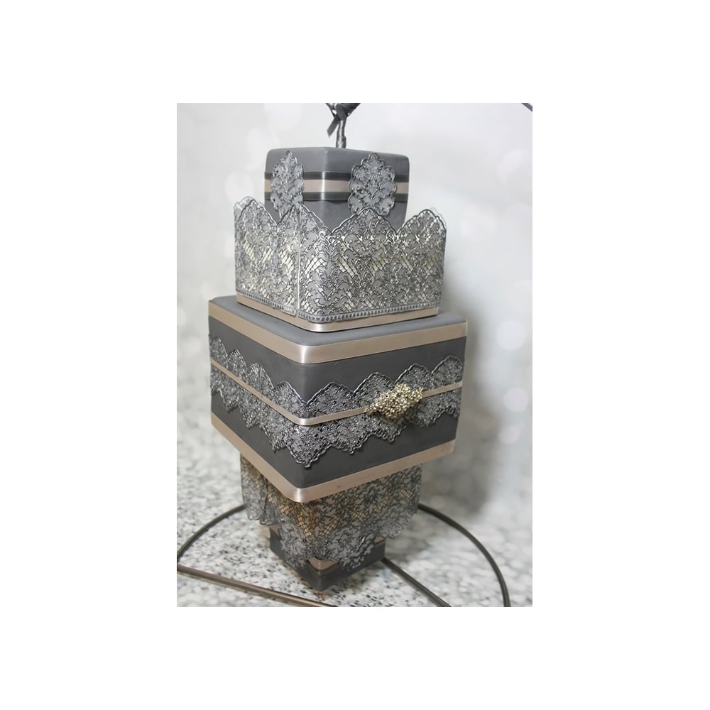 Damask 3D - Large Lace Mat