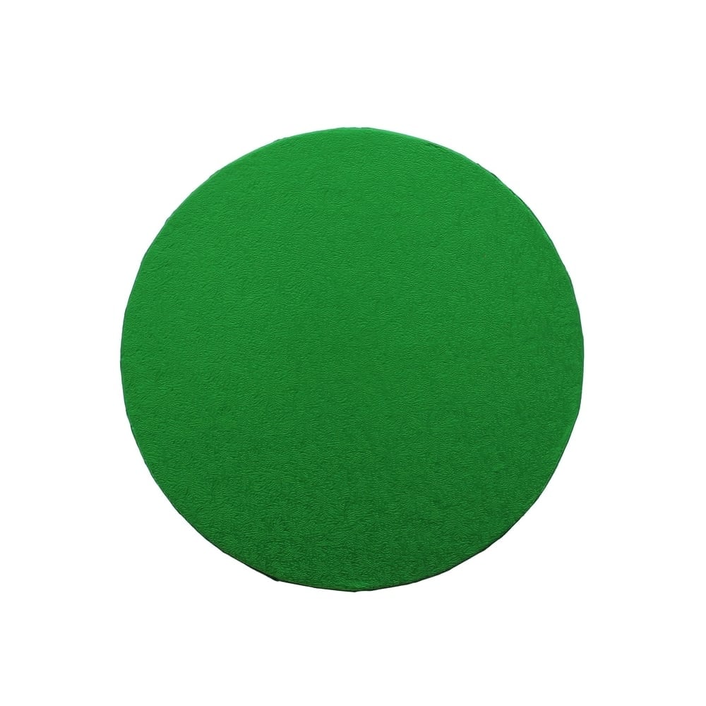 Green Round Drum Cake Board