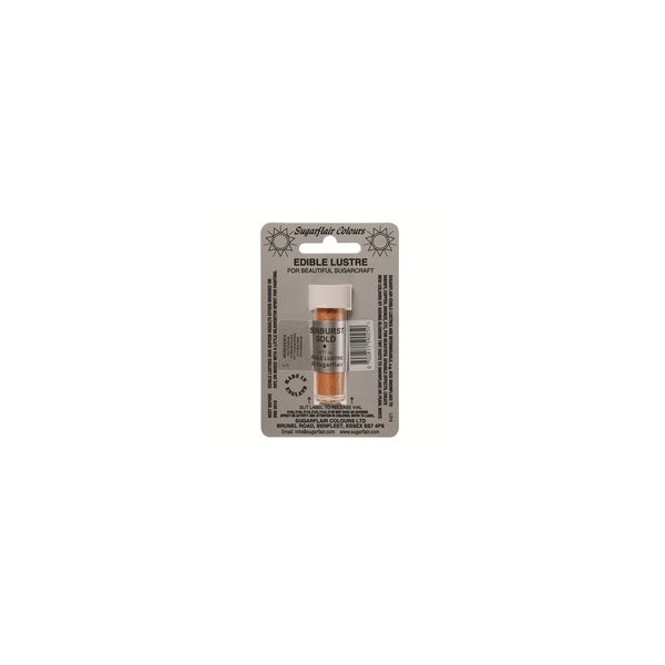 Sunburst Gold - Edible Lustre Dusting Colour 2g - Sugarflair