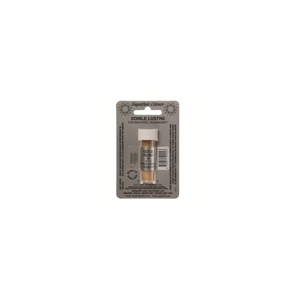 Gold Rush - Edible Lustre Dusting Colour 2g - Sugarflair
