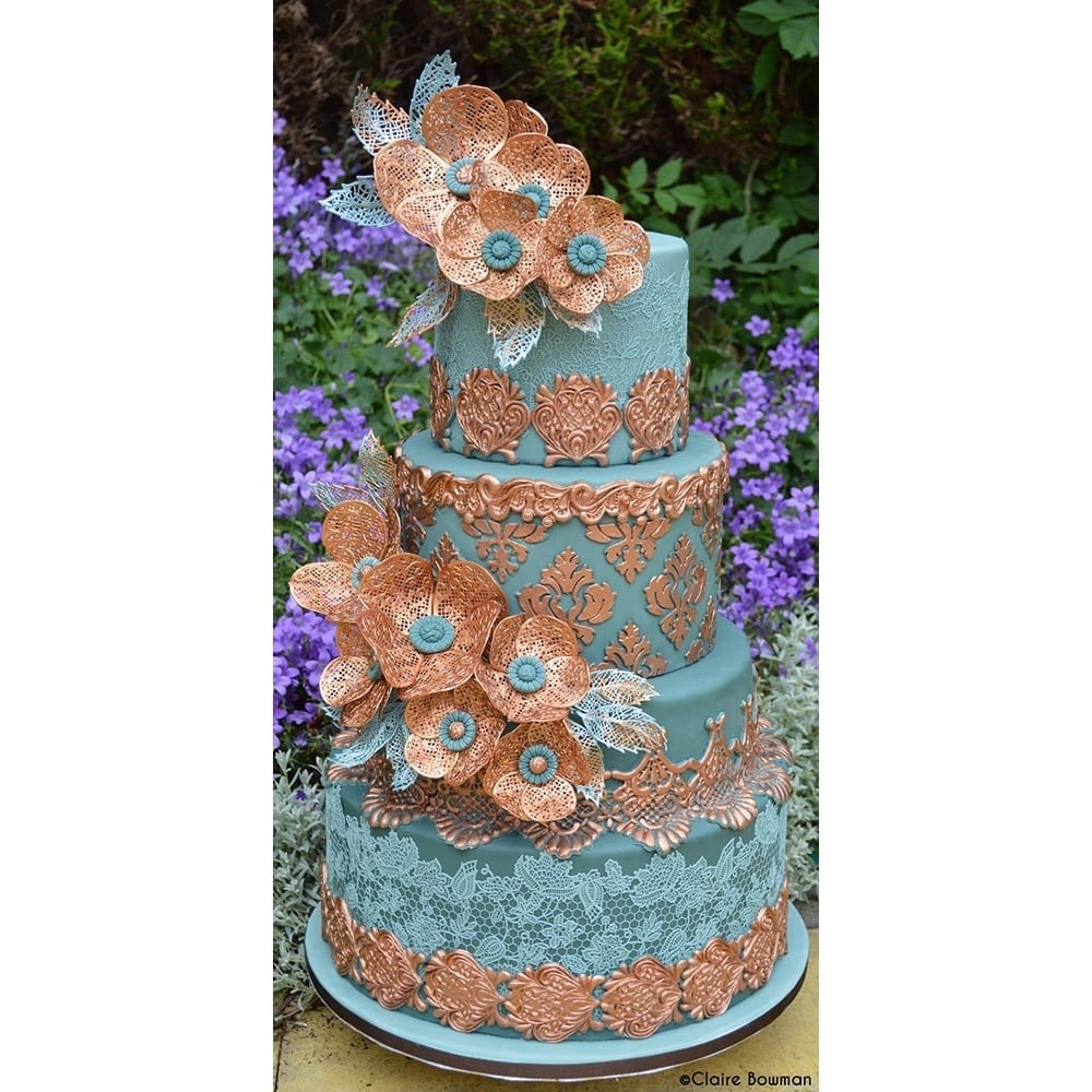 Florence Flower 3D Large Cake Lace Mat