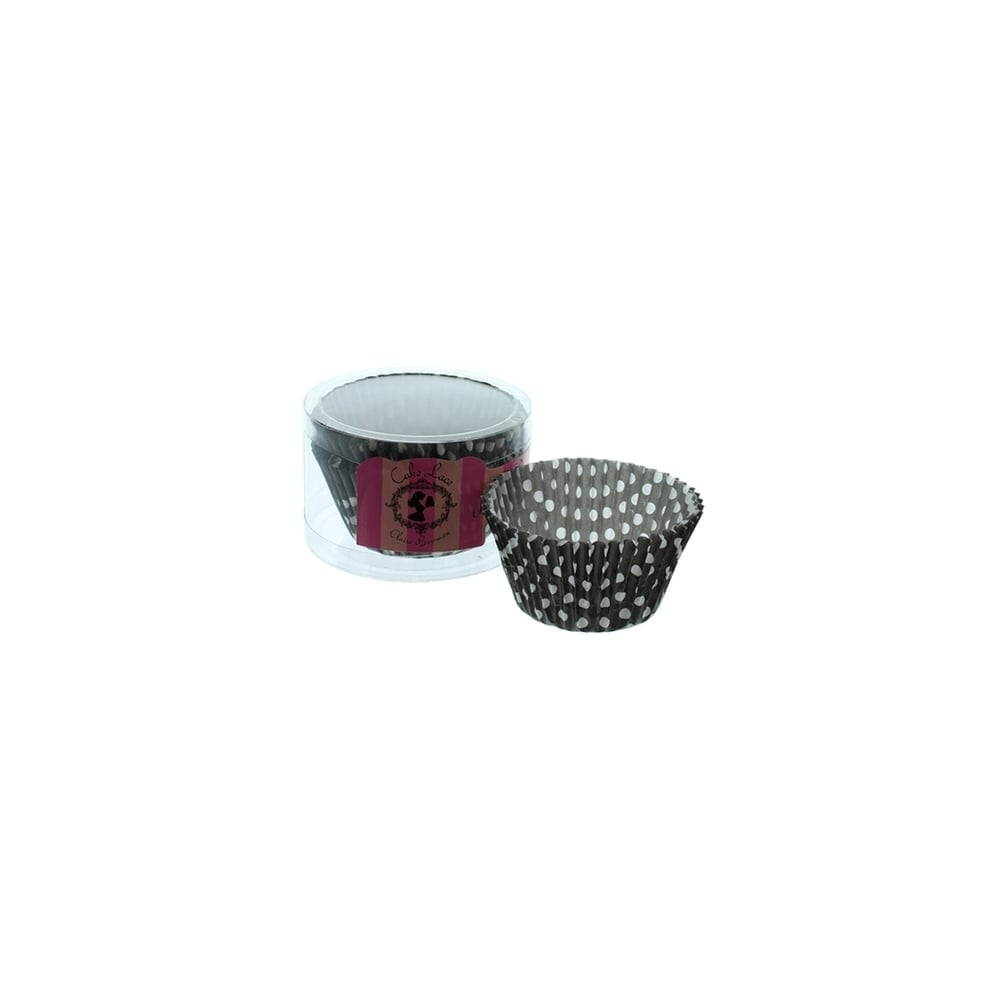 Black Spotty - Baking Cases x 50 Cups
