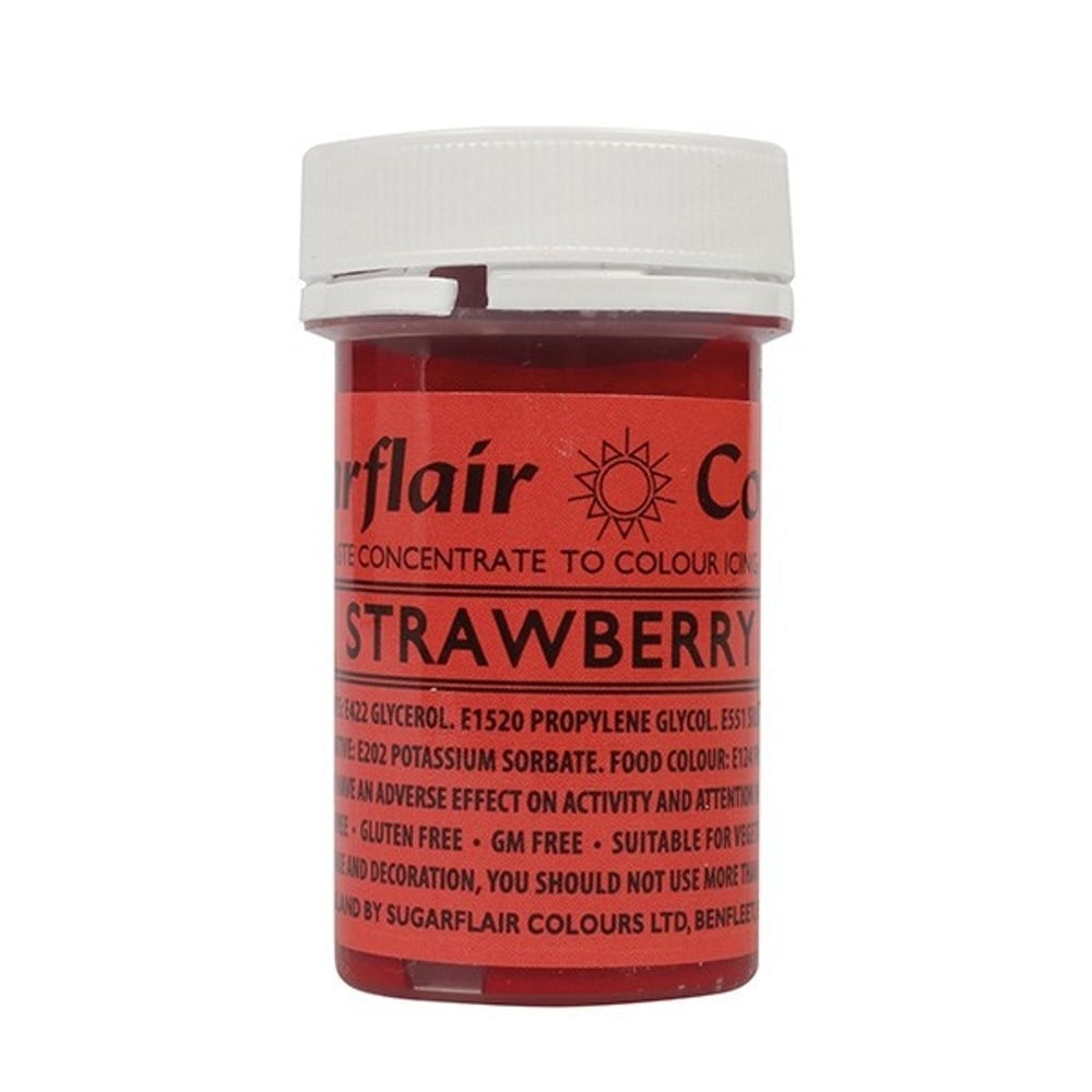 Strawberry Red - Spectral Paste Concentrate Colouring 25g - Sugarflair
