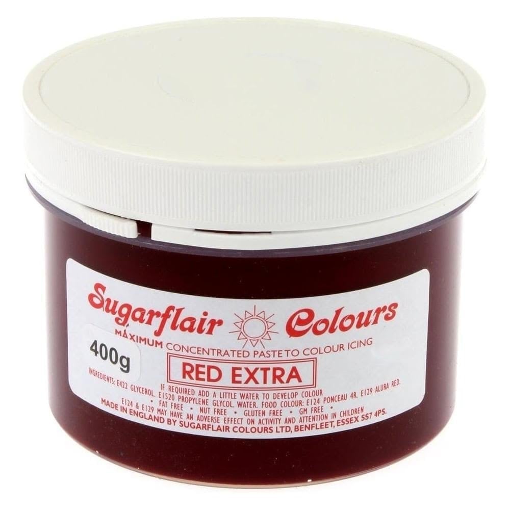 Red - Extra Max Concentrate Colouring 400g - Sugarflair