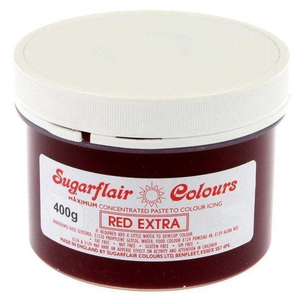 Red - Extra Max Concentrate Colouring 400g - Sugarflair