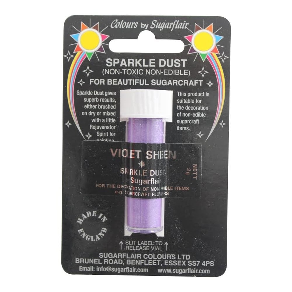 Violet Sheen Sparkle Dust 2g - Sugarflair