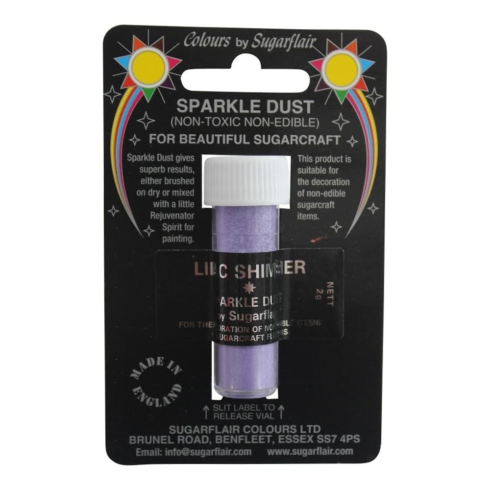 Lilac Shimmer Sparkle Dust 2g - Sugarflair