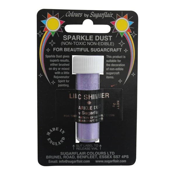 Lilac Shimmer Sparkle Dust 2g - Sugarflair