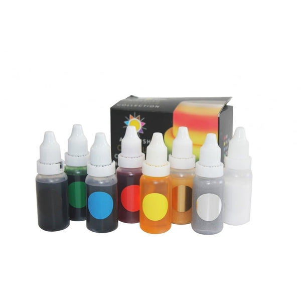 Mixed 14ml Airbrush Colour Set Of 8 - Sugarflair