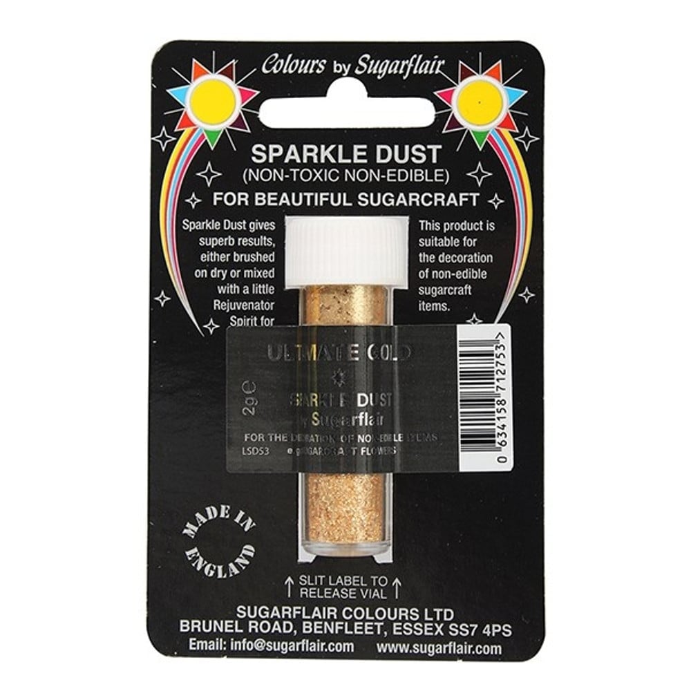Ultimate Gold Sparkle Dust 2g - Sugarflair